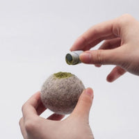 HKM-2600253 Cat Pure Wool Catnip Toy Capsules with Adjustable Mint Filling - Fun and Durable Play Balls