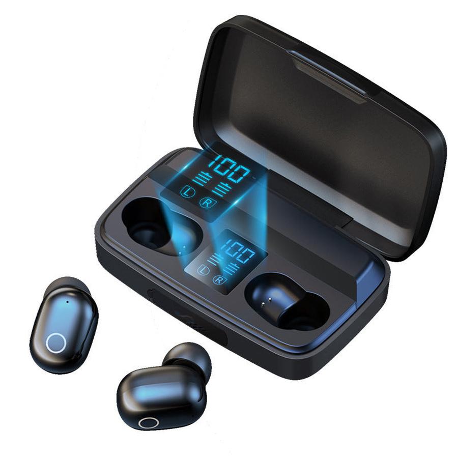 HKM-260115 Wireless Bluetooth Headset with Mobile Charging and Voice Control - Stereo Sound, 10m Range, NFC Function, Multiple Colors