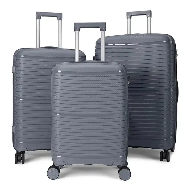 HKM-260179 3-Piece Lightweight Travel Luggage Set with 20'', 24'', and 28'' Suitcases for Adults