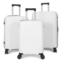 HKM-260179 3-Piece Lightweight Travel Luggage Set with 20'', 24'', and 28'' Suitcases for Adults