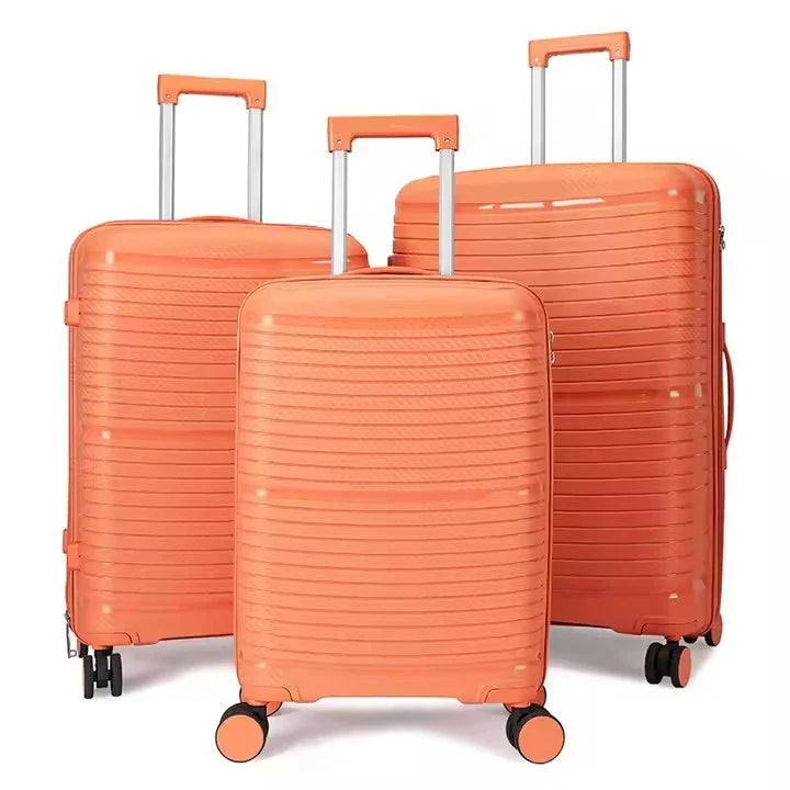 HKM-260179 3-Piece Lightweight Travel Luggage Set with 20'', 24'', and 28'' Suitcases for Adults