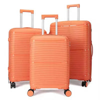 HKM-260179 3-Piece Lightweight Travel Luggage Set with 20'', 24'', and 28'' Suitcases for Adults