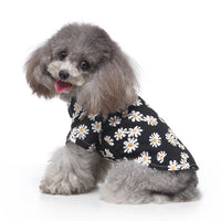 HKM-2603581 Hawaiian Print Cotton Shirt for Pets - Beach Plaid Style