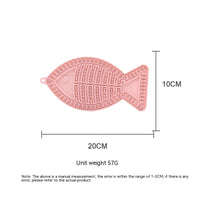 HKM-2605373 Silicone Snack Pad in Fish and Round Shapes for Pets - Multiple Colors Available