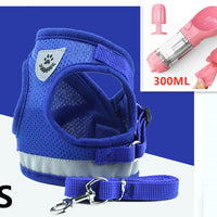 HKM-2606653 Breathable Mesh Pet Leash with Reflective Design and Adjustable Sizing for Small to Medium Dogs