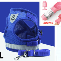 HKM-2606653 Breathable Mesh Pet Leash with Reflective Design and Adjustable Sizing for Small to Medium Dogs