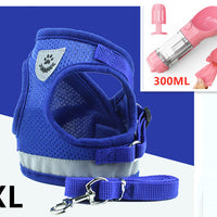 HKM-2606653 Breathable Mesh Pet Leash with Reflective Design and Adjustable Sizing for Small to Medium Dogs