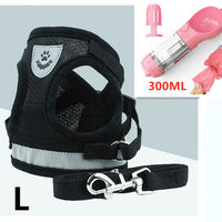 HKM-2606653 Breathable Mesh Pet Leash with Reflective Design and Adjustable Sizing for Small to Medium Dogs