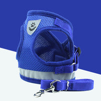 HKM-2606653 Breathable Mesh Pet Leash with Reflective Design and Adjustable Sizing for Small to Medium Dogs