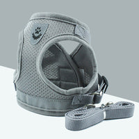HKM-2606653 Breathable Mesh Pet Leash with Reflective Design and Adjustable Sizing for Small to Medium Dogs