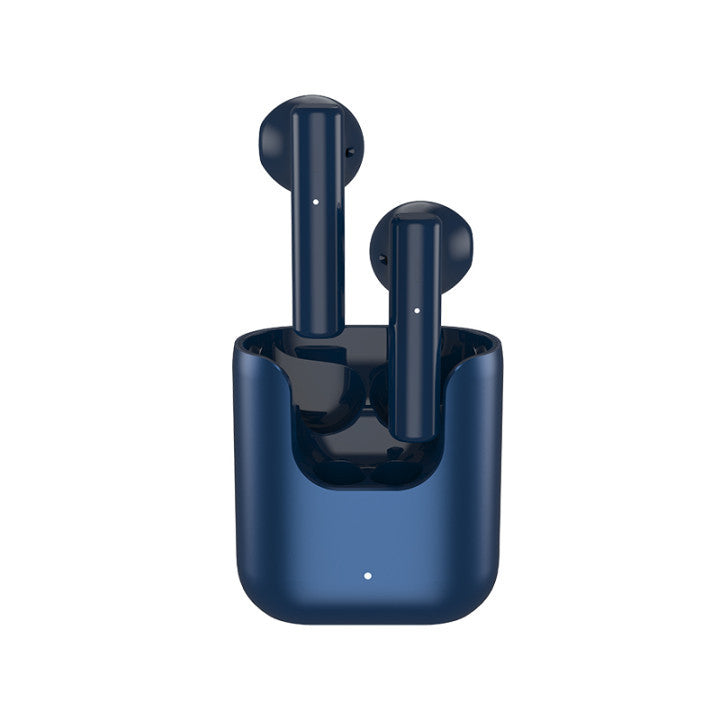 HKM-260691 Binaural Wireless Bluetooth Headset for Sports and Running with Battery Display and Voice Control in Blue