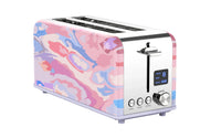 HKM-260691 Smart Touch Screen Digital Electric 4-Slice Long Bread Toaster for Modern Kitchens