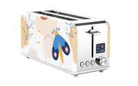 HKM-260691 Smart Touch Screen Digital Electric 4-Slice Long Bread Toaster for Modern Kitchens