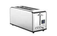 HKM-260691 Smart Touch Screen Digital Electric 4-Slice Long Bread Toaster for Modern Kitchens