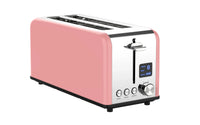 HKM-260691 Smart Touch Screen Digital Electric 4-Slice Long Bread Toaster for Modern Kitchens