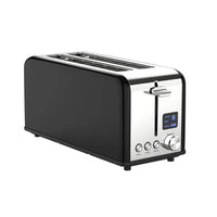 HKM-260691 Smart Touch Screen Digital Electric 4-Slice Long Bread Toaster for Modern Kitchens