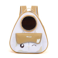 HKM-2607421 Portable Creative Cartoon Cheese Cat Shoulder Pet Bag in Multiple Colors