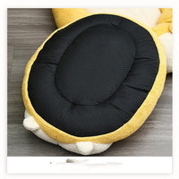 HKM-2609213 Corgi Style Plush Nest for Dogs - Cozy Autumn & Winter Bedding Options in Multiple Sizes