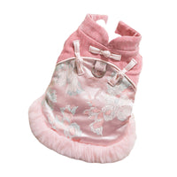 HKM-2609725 Elegant Chinese-Style Cotton-Padded Jackets for Small Dogs and Cats, Festive Tang Suits for Autumn and Winter