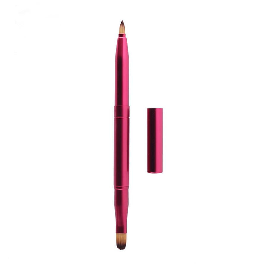 HKM-261011 Multifunctional Eye Shadow and Lip Glaze Brush with Telescopic Aluminum Handle