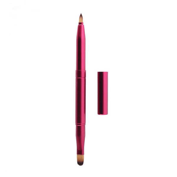 HKM-261011 Multifunctional Eye Shadow and Lip Glaze Brush with Telescopic Aluminum Handle