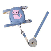 HKM-2610237 Pet-Friendly Backpack with Traction Rope for Cats and Dogs - Multiple Colors Available