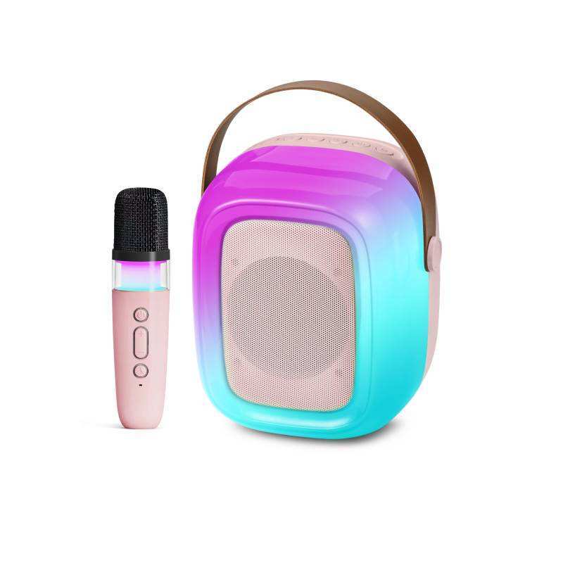 HKM-261139 Colorful Wireless Bluetooth Speaker with Microphone and LED Lighting – Models K9, K10, K11