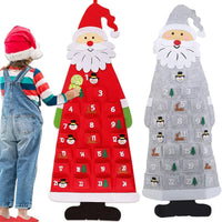 HKM-261395 Felt Christmas Tree Hanging Pendant Advent Calendar Ornaments for Festive Decoration
