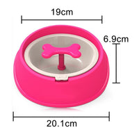 HKM-2614717 Slow Feeder Dog Bowl for Small Dogs - Anti-Choke Design to Extend Eating Time