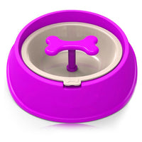 HKM-2614717 Slow Feeder Dog Bowl for Small Dogs - Anti-Choke Design to Extend Eating Time