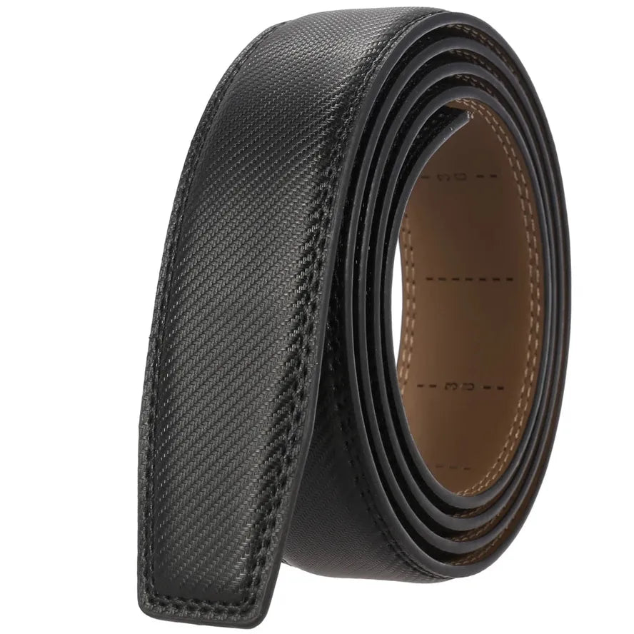 HKM-261651 Men's Casual 3.5cm Automatic Belt - LY35-3311 Adjustable Leather Style Belt