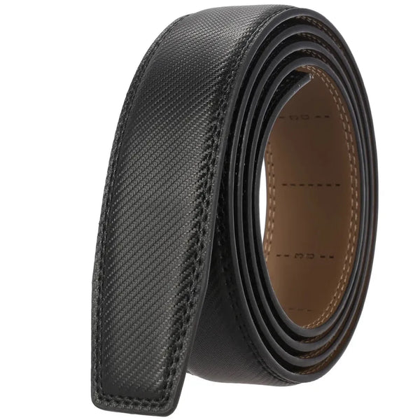 HKM-261651 Men's Casual 3.5cm Automatic Belt - LY35-3311 Adjustable Leather Style Belt