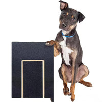 HKM-2616893 Solid Wood Dog Nail File Board with Black Sandpaper for Pet Care