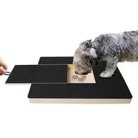 HKM-2616893 Solid Wood Dog Nail File Board with Black Sandpaper for Pet Care