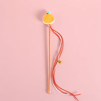 HKM-2617533 Boredom-Busting Funny Cat Stick with Sounding Bells and Colorful Fruit Shapes