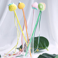 HKM-2617533 Boredom-Busting Funny Cat Stick with Sounding Bells and Colorful Fruit Shapes