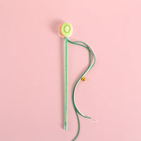 HKM-2617533 Boredom-Busting Funny Cat Stick with Sounding Bells and Colorful Fruit Shapes