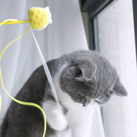 HKM-2617533 Boredom-Busting Funny Cat Stick with Sounding Bells and Colorful Fruit Shapes