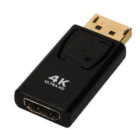 HKM-261779 DisplayPort to HDMI Adapter Cable for 4K Ultra HD Video Output, Copper Core, Black