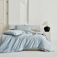 HKM-261779 Solid Color Pure Cotton Four Seasons Bedding Set – 4-Piece Quilt Cover, Bed Sheet, and Pillowcases