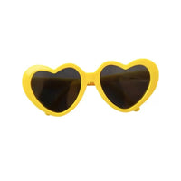 HKM-2618301 Pet Sunglasses with Flower and Love Patterns ¨C Cute Resin Accessories for Fashionable Pets