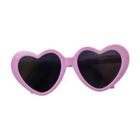 HKM-2618301 Pet Sunglasses with Flower and Love Patterns ¨C Cute Resin Accessories for Fashionable Pets