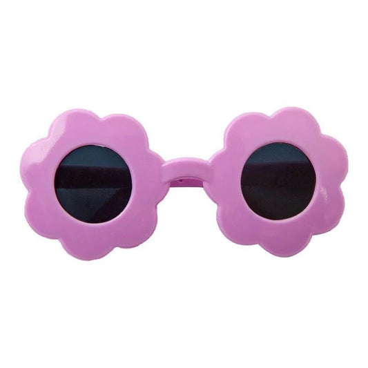 HKM-2618301 Pet Sunglasses with Flower and Love Patterns ¨C Cute Resin Accessories for Fashionable Pets