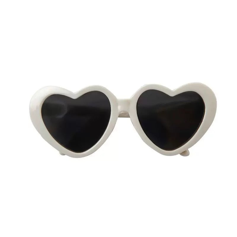 HKM-2618301 Pet Sunglasses with Flower and Love Patterns ¨C Cute Resin Accessories for Fashionable Pets