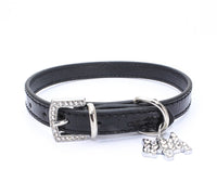 HKM-2618685 Patterned Puppy Charm Pet Collar - Blue, Black, White, Red, Pink - Sizes S, M, L