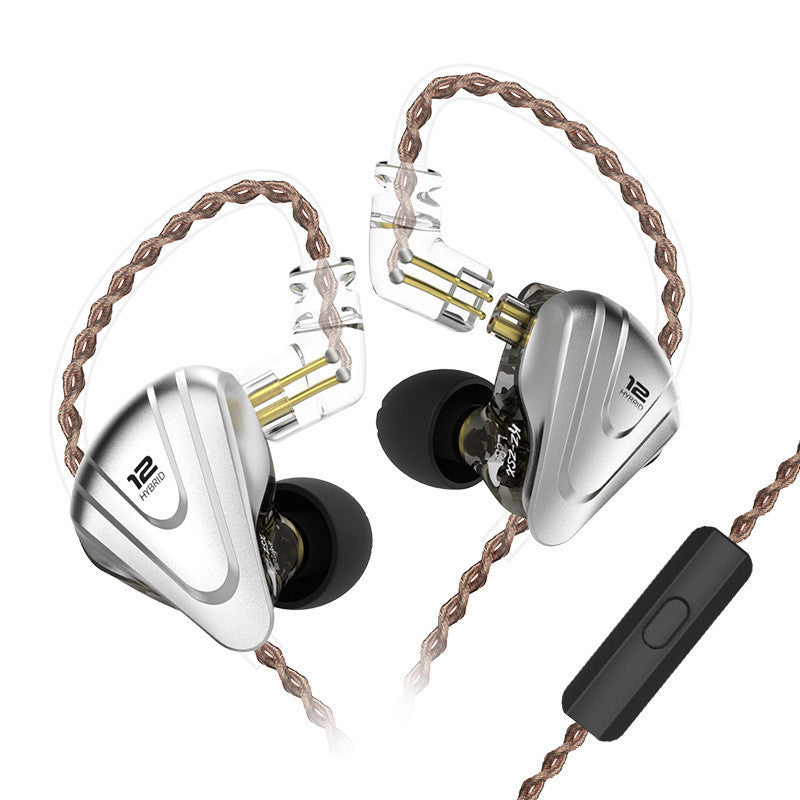 HKM-261971 KZ ZSX Terminator 12-Unit Hybrid Earphones with 3.5mm L-Bend Connector