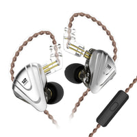 HKM-261971 KZ ZSX Terminator 12-Unit Hybrid Earphones with 3.5mm L-Bend Connector