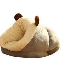 HKM-2620733 Cozy Warm Velvet Padded Dog Nest in Various Colors and Sizes
