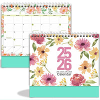 HKM-262227 2025 Custom Solid Daily Desk Calendar - Portable DIY Planner for Organising Notes and Schedules