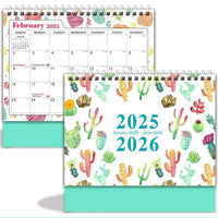 HKM-262227 2025 Custom Solid Daily Desk Calendar - Portable DIY Planner for Organising Notes and Schedules